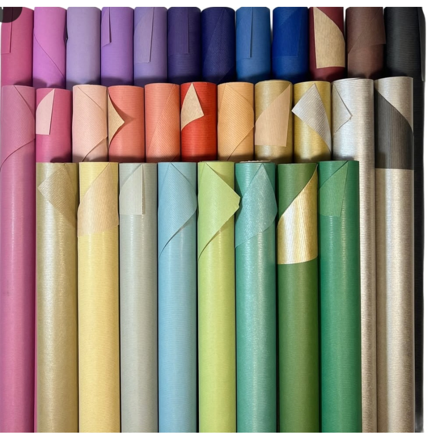 Папір подарунковий "Multicolor" однотонний двосторонній